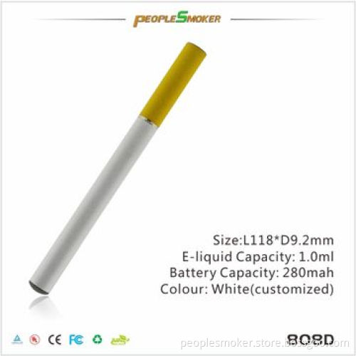 Electronic Cigarette Starter Kit, 2 Pieces Disposable Cartomizers with Auto or Manual Battery